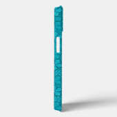 Coques Case-Mate iPhone motif Fleurs bleues (Verso / Droite)