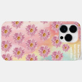 Coques Case-Mate iPhone Motif Fleurs Pinkiest (Verso (horizontal))