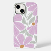 Coques Case-Mate iPhone Motif Fleurs rétro (Verso)