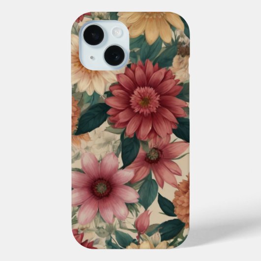 Coques Case-Mate iPhone Motif FLEURS SAUVAGES (Verso)