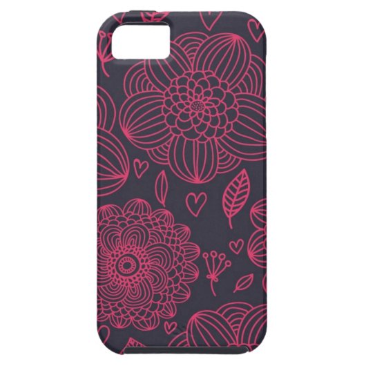 Coques Case-Mate iPhone Motif floral (Dos)