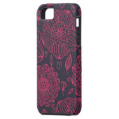 Coques Case-Mate iPhone Motif floral (Dos gauche)