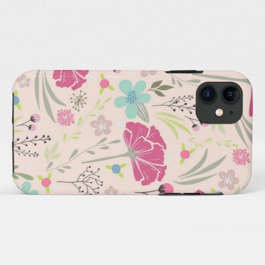 Coques Case-Mate iPhone Motif floral (Dos (Horizontal))
