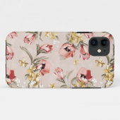 Coques Case-Mate iPhone Motif floral 3 d'élégance abstraite (Dos (Horizontal))