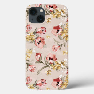 Coques Pour iPhone Motif floral 3 d'élégance abstraite