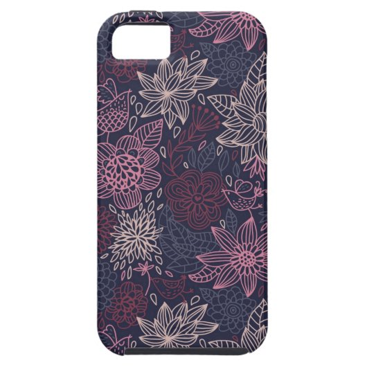 Coques Case-Mate iPhone Motif floral 4 (Dos)