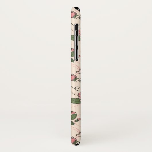 Coques Case-Mate iPhone Motif floral 5 (Dos/Gauche)