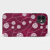 Coques Case-Mate iPhone Motif floral abstrait (Dos (Horizontal))