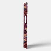 Coques Case-Mate iPhone Motif floral abstrait avec des oiseaux (Verso / Droite)