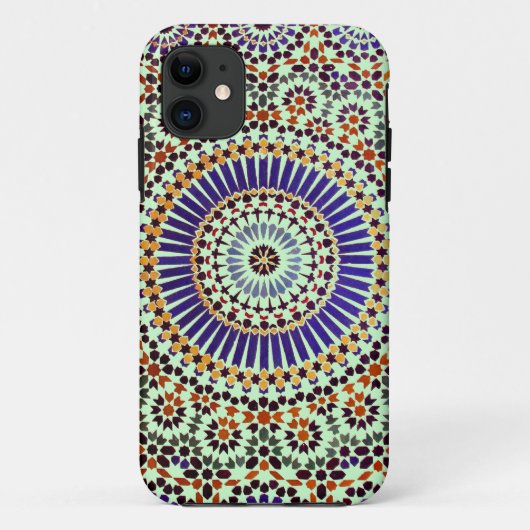 Coques Case-Mate iPhone Motif floral abstrait de cru (Dos)