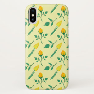 Case-Mate iPhone Case Motif floral avec rose jaune et fleurs de tulipe