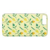 Coques Case-Mate iPhone Motif floral avec rose jaune et fleurs de tulipe (Dos (Horizontal))