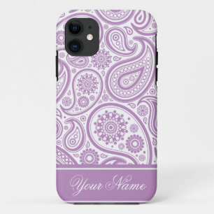 Etui iPhone Case-Mate Motif floral blanc pourpre de Paisley