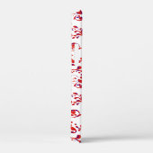 Coques Case-Mate iPhone Motif floral blanc rouge mou (Verso / Droite)