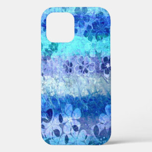 Case-Mate iPhone Case motif floral bleu gris vintage