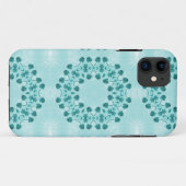 Coques Case-Mate iPhone Motif floral, bleu Turquoise (Dos (Horizontal))
