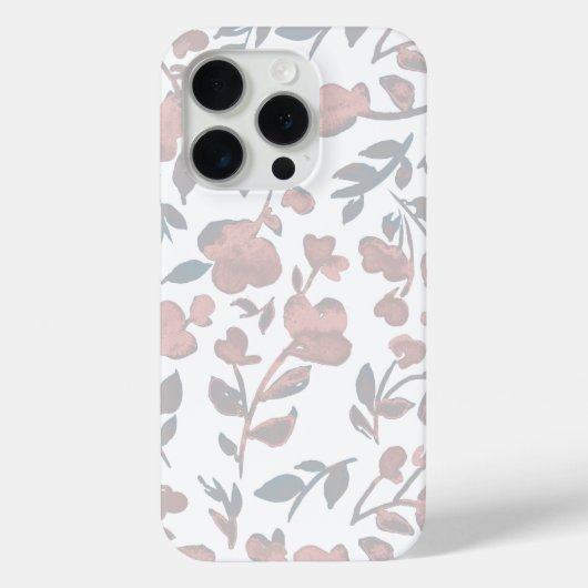 Coques Case-Mate iPhone Motif floral boho (Verso)