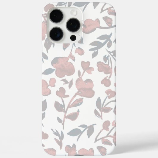 Coques Case-Mate iPhone Motif floral boho (Verso)