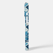Coques Case-Mate iPhone Motif floral boho élégant en bleu (Verso / Gauche)