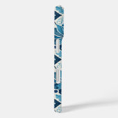 Coques Case-Mate iPhone Motif floral boho élégant en bleu (Verso / Droite)