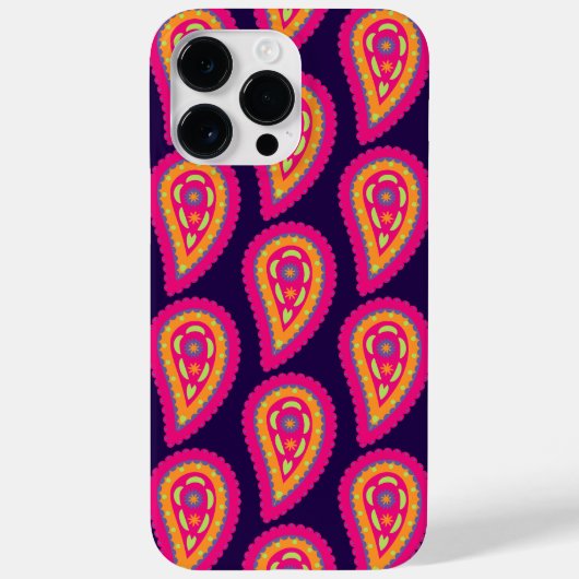 Coques Case-Mate iPhone Motif Floral Boho Rose (Verso)
