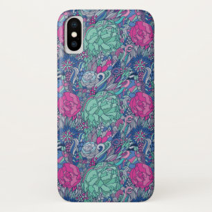 Etui iPhone Case-Mate Motif floral coloré à doodle
