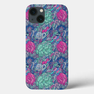 Etui iPhone Case-Mate Motif floral coloré à doodle