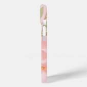 Coques Case-Mate iPhone Motif floral d'aquarelle rose doux Illustration (Verso / Gauche)