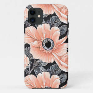 Case-Mate iPhone Case Motif floral de la pêche à la lumière botanique