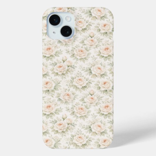 Coques Case-Mate iPhone Motif floral de mariage (Verso)