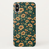 Coques Case-Mate iPhone Motif floral de Nasturtium actif (Dos)