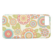 Coques Case-Mate iPhone Motif floral de rétros fleurs géniales de Boho (Dos (Horizontal))