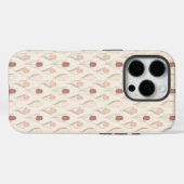 Coques Case-Mate iPhone Motif floral de tulipe moderne (Verso (horizontal))