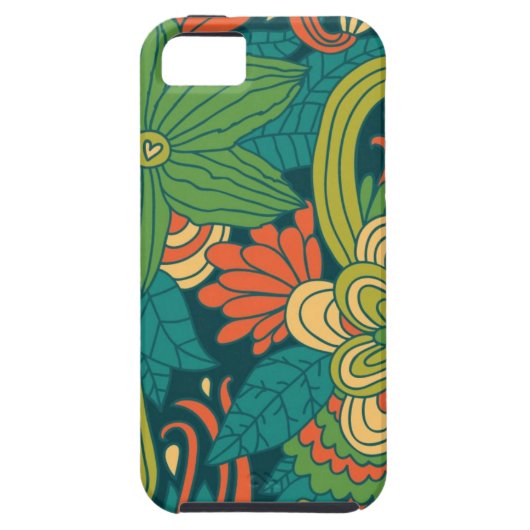 Coques Case-Mate iPhone Motif floral d'été (Dos)