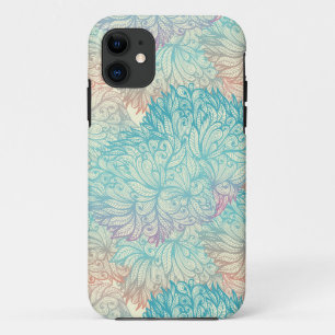 Coque iPhone 11 Motif Floral Doodle Multicolor