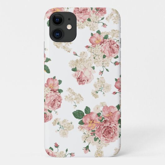 Coques Case-Mate iPhone Motif floral élégant (Dos)