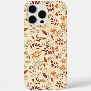Coques iPhone 16 Pro Max Motif floral élégant d'automne