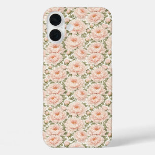 Coques iPhone 16 Plus Motif floral élégant de pivoine