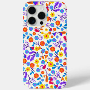 Coque iPhone 15 Pro Max Motif floral exotique coloré-23146