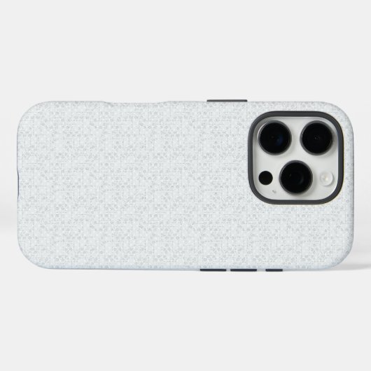 Coques Case-Mate iPhone Motif floral géométrique gris clair (Verso (horizontal))