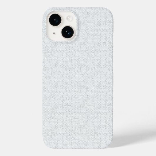 Coques Case-Mate iPhone Motif floral géométrique gris clair (Verso)