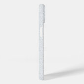 Coques Case-Mate iPhone Motif floral géométrique gris clair (Verso / Droite)