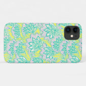 Coques Case-Mate iPhone Motif floral jaune vert mou (Dos (Horizontal))