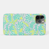 Coques Case-Mate iPhone Motif floral jaune vert mou (Dos (Horizontal))
