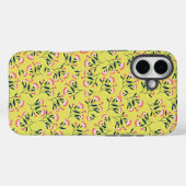 Coques Case-Mate iPhone Motif floral joyeux : Fleurs roses (Verso (horizontal))