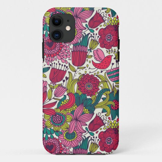 Coques Case-Mate iPhone Motif floral lumineux (Dos)