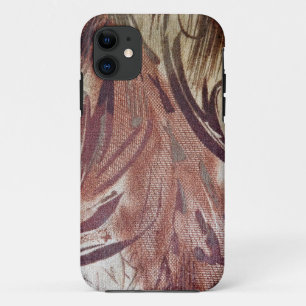 Case-Mate iPhone Case Motif floral marron abstrait 2