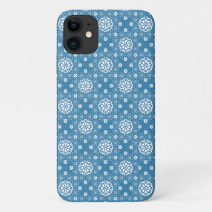 Case-Mate iPhone Case motif floral ouvert Abstrait en bleu clair