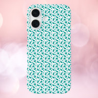 Motif floral paisley bleu sarcelle sans couture