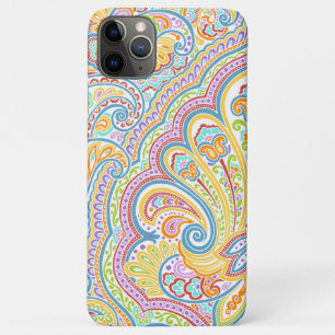 Coque iPhone 11 Pro Max Motif Floral Paisley Dessiné À La Main Orné